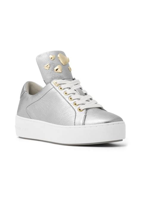 michael kors mindy sneakers black|Mindy Studded Leather Sneaker .